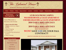 Tablet Screenshot of colonial-house.com